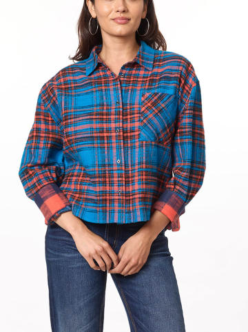 Scotch & Soda Hemd in Blau/ Rot