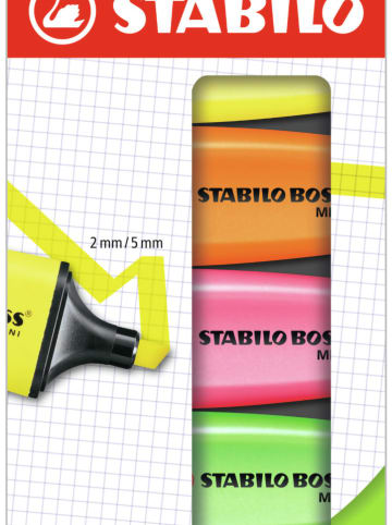STABILO Textmarker "STABILO Boss mini" - 5 Stück