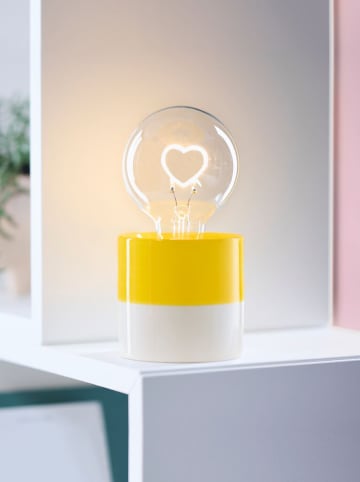 moses. Decoratieve ledlamp geel - (H)17 cm