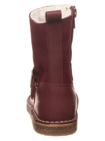 kmins Leren winterlaarzen bordeaux