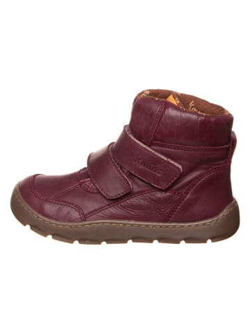 kmins Barefootwinterboots rood