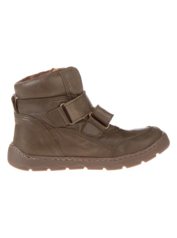 kmins Botki zimowe w kolorze khaki do chodzenia na boso