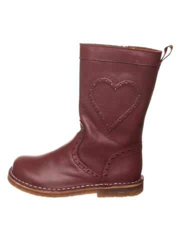 kmins Leren laarzen bordeaux