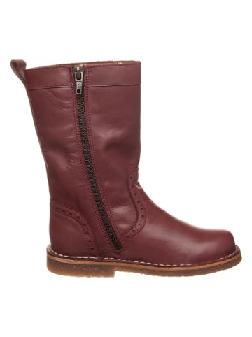kmins Leren laarzen bordeaux