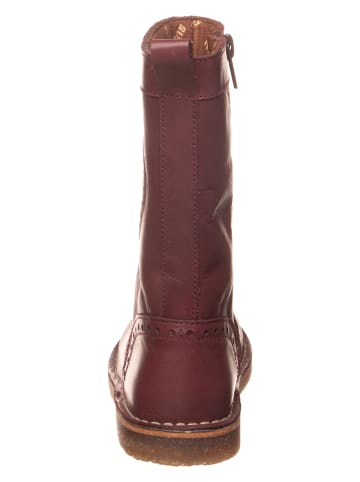 kmins Leren laarzen bordeaux
