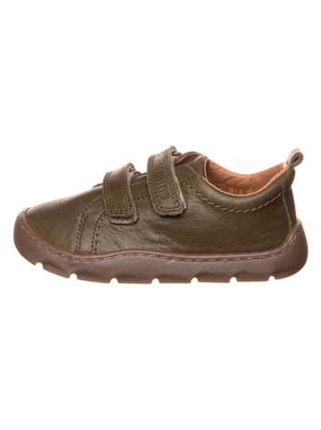 kmins Leren barefootschoenen kaki