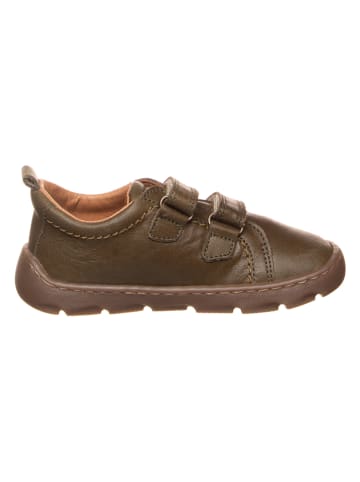 kmins Leder-Barfußschuhe in Khaki