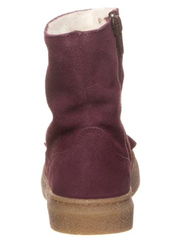 kmins Leren winterlaarzen bordeaux