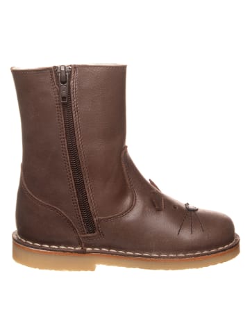 kmins Leren winterlaarzen bruin