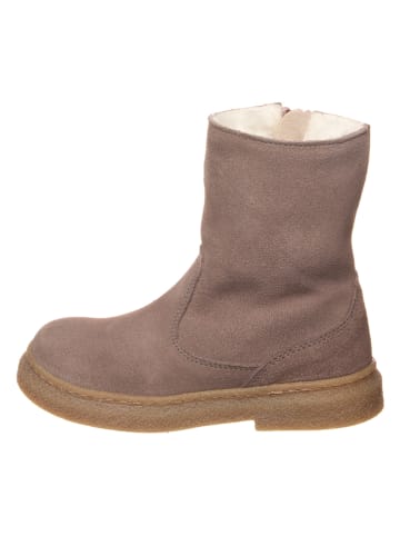 kmins Leder-Winterstiefel in Beige