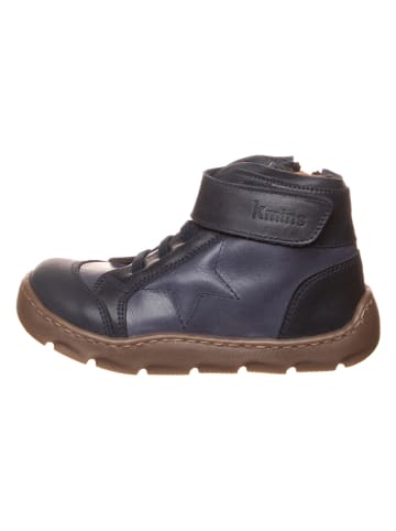 kmins Leren barefootschoenen donkerblauw