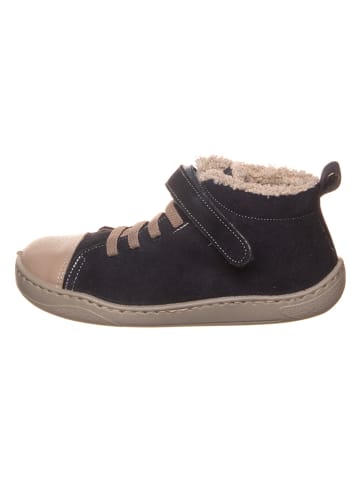 kmins Leren barefootschoenen antraciet