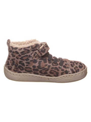 kmins Leren barefootveterschoenen bruin/grijs