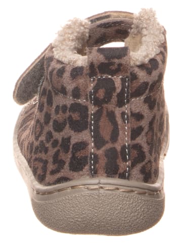 kmins Leren barefootveterschoenen bruin/grijs