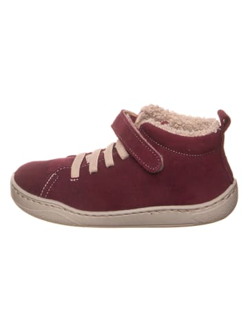 kmins Leder-Barfuß-Schnürschuh in Rot