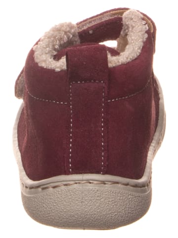 kmins Leren barefootveterschoenen rood