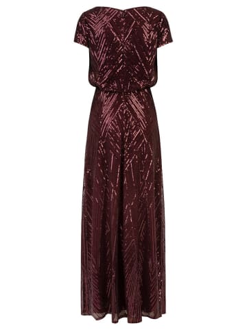 APART Paillettenkleid in Bordeaux
