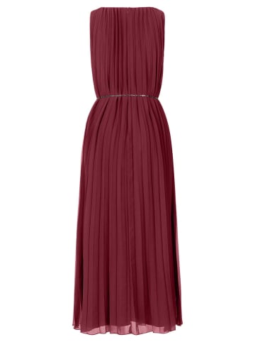 APART Plisseekleid in Bordeaux
