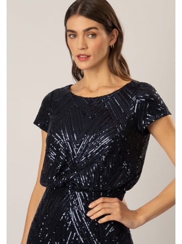 APART Paillettenkleid in Dunkelblau