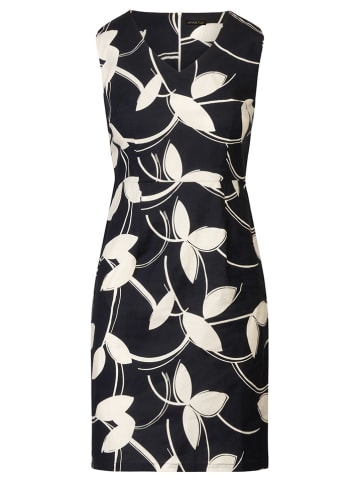 APART Kleid in Dunkelblau/ Creme