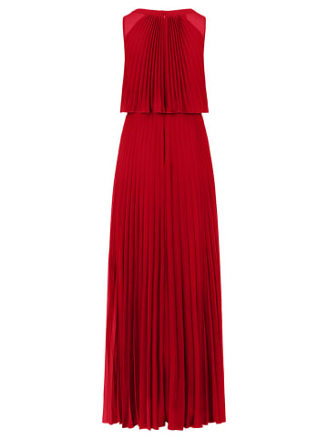 APART Plisseekleid in Rot