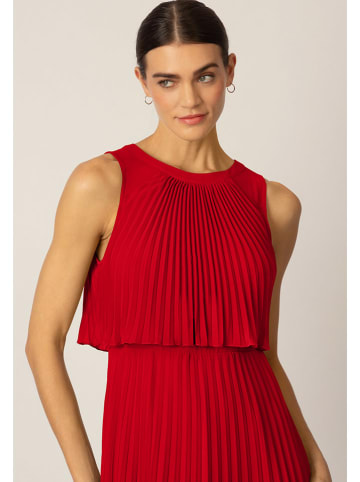 APART Plisseekleid in Rot