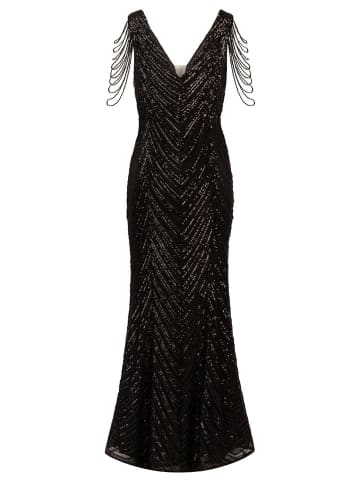 APART Paillettenkleid in Schwarz