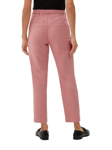 s.Oliver BLACK LABEL Spodnie chino w kolorze szaroróżowym