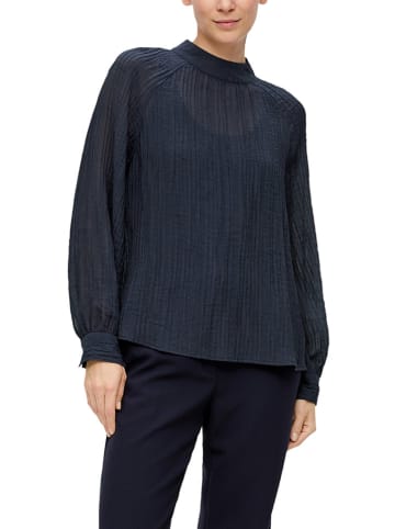 s.Oliver BLACK LABEL Bluse in Dunkelblau