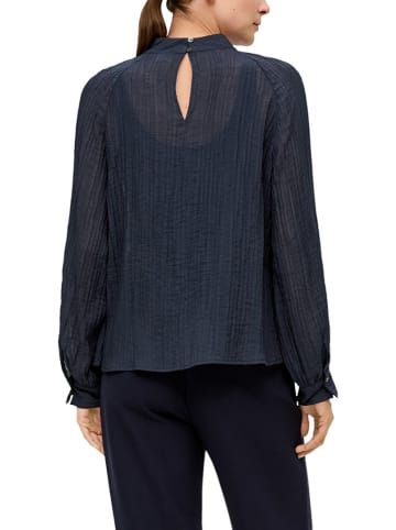 s.Oliver BLACK LABEL Bluse in Dunkelblau