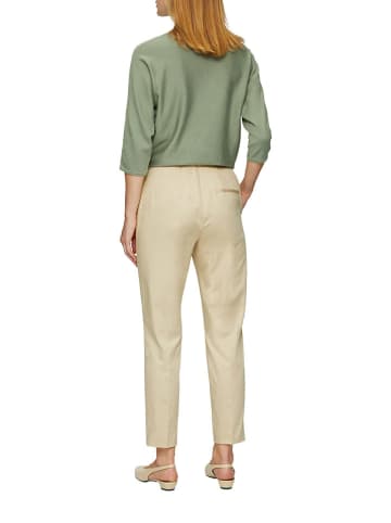 s.Oliver BLACK LABEL Spodnie chino w kolorze beżowym