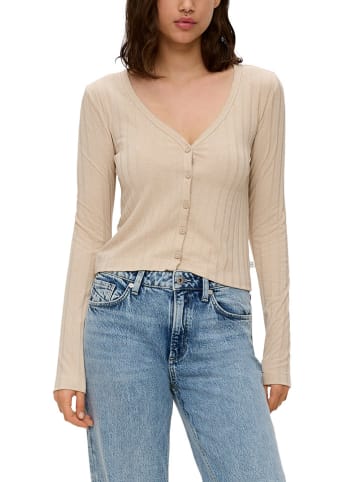 QS by s.Oliver Cardigan in Beige