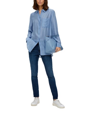 S.OLIVER RED LABEL Bluse in Blau