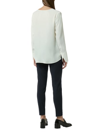 comma Bluse in Weiß