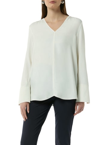 comma Bluse in Weiß