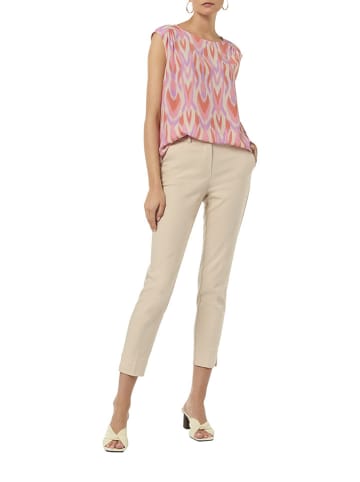 comma Bluse in Flieder/ Rosa