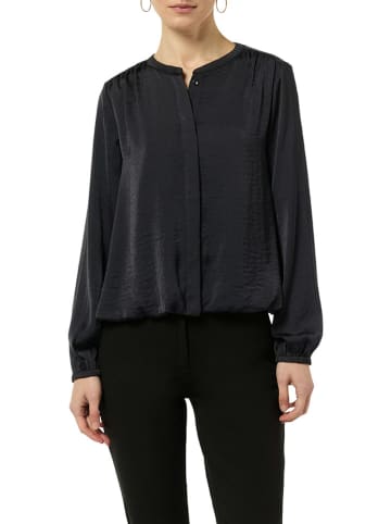 comma Bluse in Schwarz