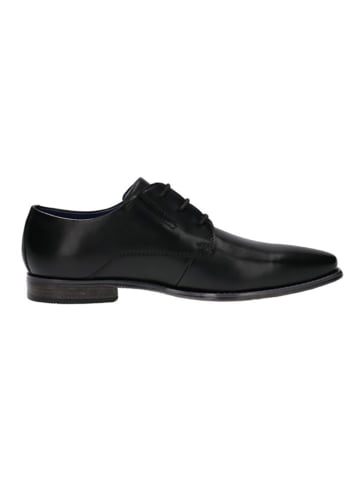 Bugatti Leren veterschoenen zwart