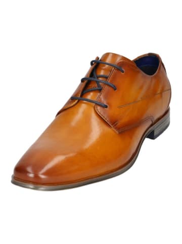 Bugatti Leren veterschoenen lichtbruin