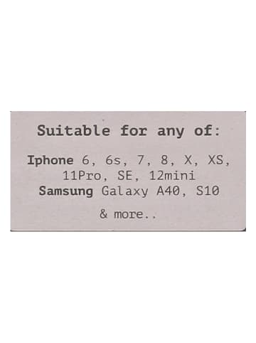 micmacbags Skórzana torebka w kolorze jasnobrązowym na telefon - 9 x 15 x 3 cm
