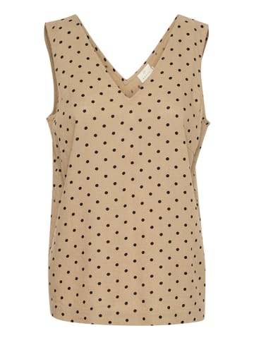 Kaffe Top in Beige