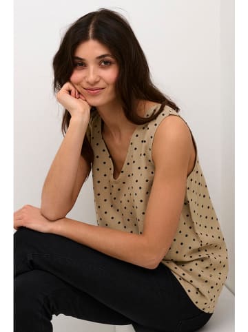 Kaffe Top in Beige