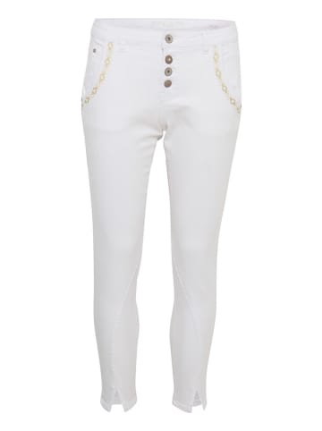 Cream Spijkerbroek - slim fit - wit