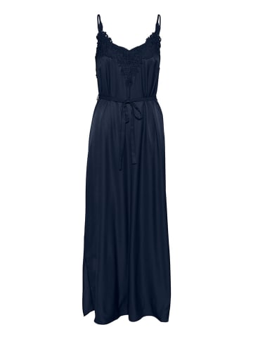 Cream Jurk donkerblauw