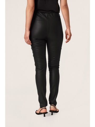 Soaked in Luxury Kunstleren broek zwart