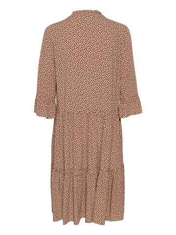 SAINT TROPEZ Kleid in Hellbraun