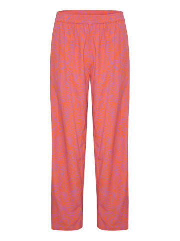 SAINT TROPEZ Broek roze/oranje