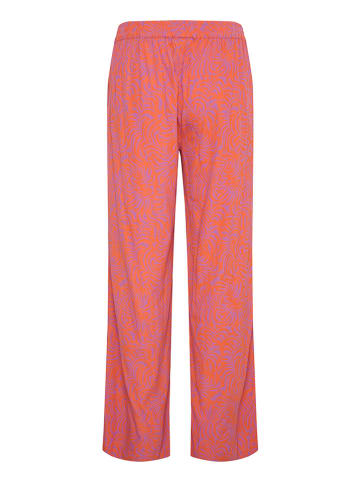SAINT TROPEZ Hose in Pink/ Orange