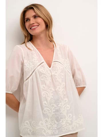 CULTURE Bluse in Creme