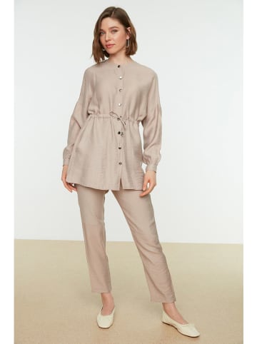trendyol Bluse in Beige